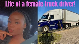 Female Truck Driver | How i drop and hook double trailers 2022