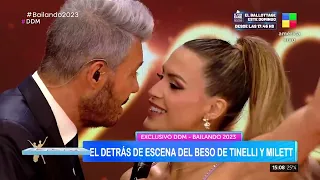 El detrás de escena del beso de Marcelo Tinelli y Milett Figueroa ❤️‍🔥