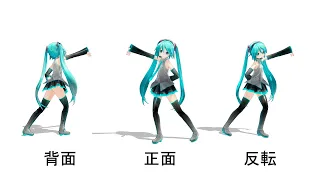 【初音ミクMMD】ハッピーシンセサイザ練習用