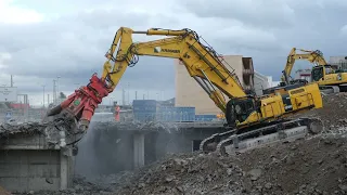 Komatsu PC1250 mit 25t Zange