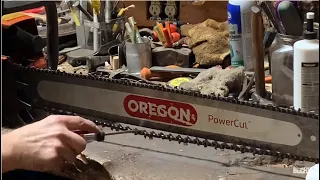 Chainsaw - chain tension - how to