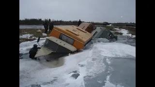 ДАЛЬНОБОЙЩИКИ В УСЛОВИЯХ КРАЙНЕГО СЕВЕРА / СЕВЕР ОШИБОК НЕ ПРОЩАЕТ