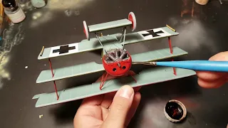 1/32 Fokker Dr.1 - Final assembly