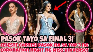 PASOK NA TAYO SA FINAL 3! CELESTE CORTESI BUMULUSOK NA AGAD SA FINAL 3 NG MISS UNIVERSE 2022!