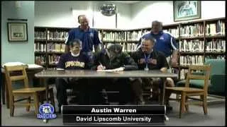 Austin Warren Lipscomb Signing