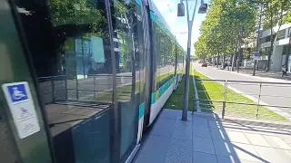 [RATP]Départ d'un Citadis 402 N°319 sur la ligne Tram T3a
