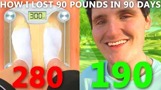 HOW TO LOSE 90 POUNDS IN 90 DAYS IN 2024