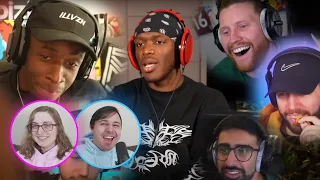 Sidemen - KSI QUITS SIDEMEN AMONG US FOREVER | Eli and Jaclyn REACTION!!