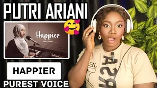 PUTRI ARIANI - Happier COVER (Olivia Rodrigo) | REACTION!!!😱