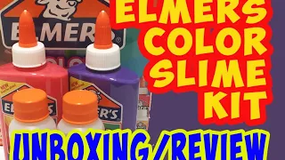Elmer’s Color Slime Kit - Review