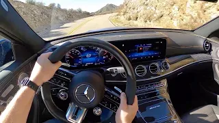 2021 Mercedes Benz AMG E63 S Wagon - POV Test Drive (Binaural Audio)