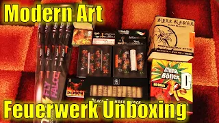 Exklusive Produkte! Feuerwerk Unboxing Modern Art | PyroMoe