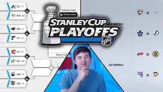 MY 2022 STANLEY CUP PLAYOFFS PREDICTION vs NHL 22 SIMULATION