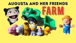 LEARN FARM ANIMALS NAME — Sounds for KIDS — with muppet