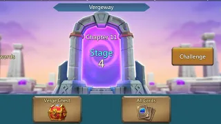 Lords Mobile vergeway Chapter 11 Stage 4 very easy and simple #gameplay