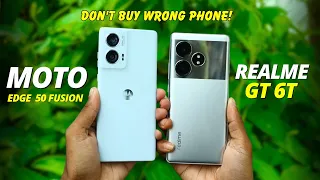 Motorola edge 50 fusion vs Realme GT 6T Full Comparison - Galti Mat Karna Dost!