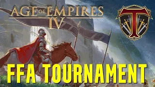 CASTED FFA TOURNAMENT TIME | Age of Empires 4 Multiplayer