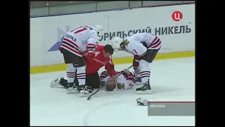 2008 ЦСКА (Москва) - Металлург (Новокузнецк) 3-2 Хоккей. КХЛ