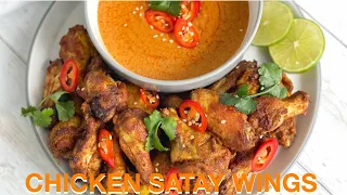 CHICKEN SATAY WINGS || CHICKEN SATAY RECIPE || BEE’SKITCHEN