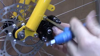 Fitting & adjusting the front disk brake.  Trike Bike Australia - www.trike-bike.com.au