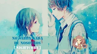 No saben nada de nosotros 【Nightcore】