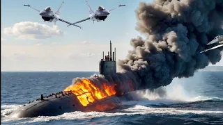 17 Minutes Ago! 2 US Nuclear Submarines Destroyed by Russian Missiles in the Black Sea