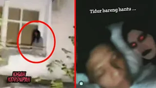 Terlihat Jelas, Seorang Pria Tidur Bareng Hantu..! 5 Penampakan Hantu Baiknya ditonton Saat Sendiri