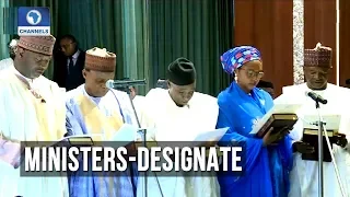 Zainab Ahmed, Mahmood, Three Others Take Ministerial Oath