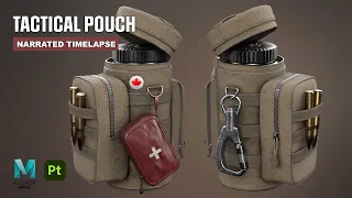 Tactical Pouch | Autodesk Maya + Substance 3D Painter
