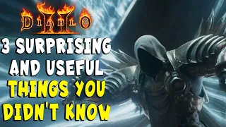 3 Surprising and Useful Things You Didn't Know about Diablo 2 Resurrected / D2R