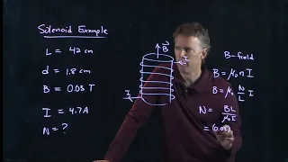 How Many Turns in a Solenoid - Strong Magnetic Field | Physics with Professor Matt Anderson | M23-17