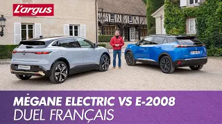 Renault Mégane E-Tech Electric vs Peugeot e-2008 : premier match