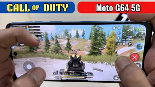 Moto G64 5G Call of Duty Mobile Gaming Test @ High & Max Settings