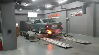 @BMW BMW e34 m50b30 stroker turbo popcorn warex