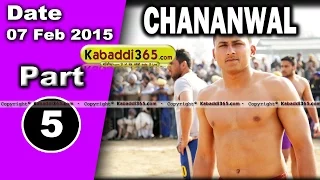 Chananwal (Barnala) Kabaddi Tournament 7 Feb 2015 Part 5 by Kabaddi365.c