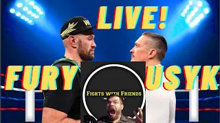 Tyson Fury vs Oleksandr Usyk Live on Fights with Friends! #furyusyk #tysonfury #liveboxing