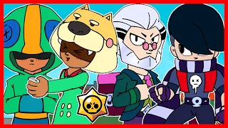 ⭐️ EDGAR & BYRON *New* Brawl School - Brawl Stars Animation