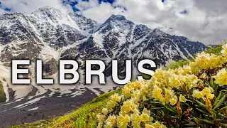 Приэльбрусье летом | Эльбрус, Терскол и Кавказские горы | 4K видео