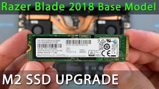 Razer Blade 15 Base Model 2018 How to install M2 SSD upgrade