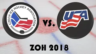 Zimní olympijské hry 2018 - Čtvrtfinále - Česko - USA