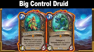 My Big Control Druid Is Better Than All Your Aggro Decks! Voyage to the Sunken City | Hearthstone
