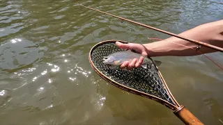 Fishing a large creek