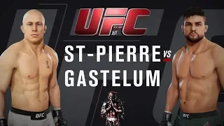 Georges St  Pierre vs Kelvin Gastelum. MMA MASTER! EA SPORTS UFC 3