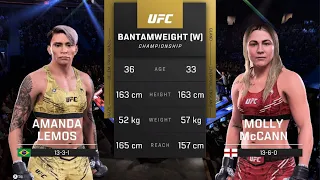 Amanda Lemos vs Molly McCann: Battle of the Bantamweights