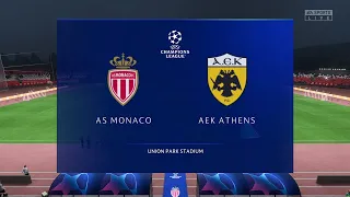 Μονακό - ΑΕΚ  |  UCL (Αγωνιστική 3)  |  FIFA 23 Career