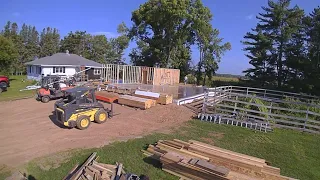 Framing has started!