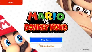 Mario vs Donkey Kong DEMO OUT NOW | This Actually Looks FUN! | Nintendo Switch Gameplay