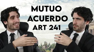 ⚖️Extinción del Contrato de Trabajo por MUTUO ACUERDO Art 241 LCT + MODELO + CASO PRÁCTICO ARGENTINA