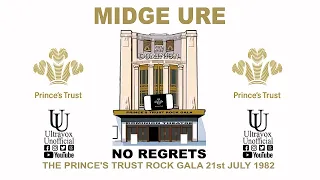 Midge Ure 'No Regrets' The Prince's Trust Rock Gala at London's Dominion Theatre on 21st July, 1982