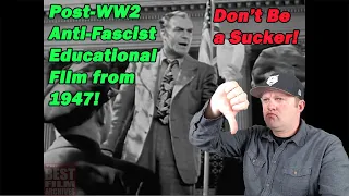 Post-WW2 Anti-Fascist Educational Film from 1947 | A History Teacher Reacts